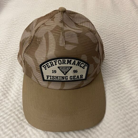 Columbia Unisex-Adult PFG Performance Fishing Gear Mesh Cap Hat Size 0/S - Picture 8 of 9